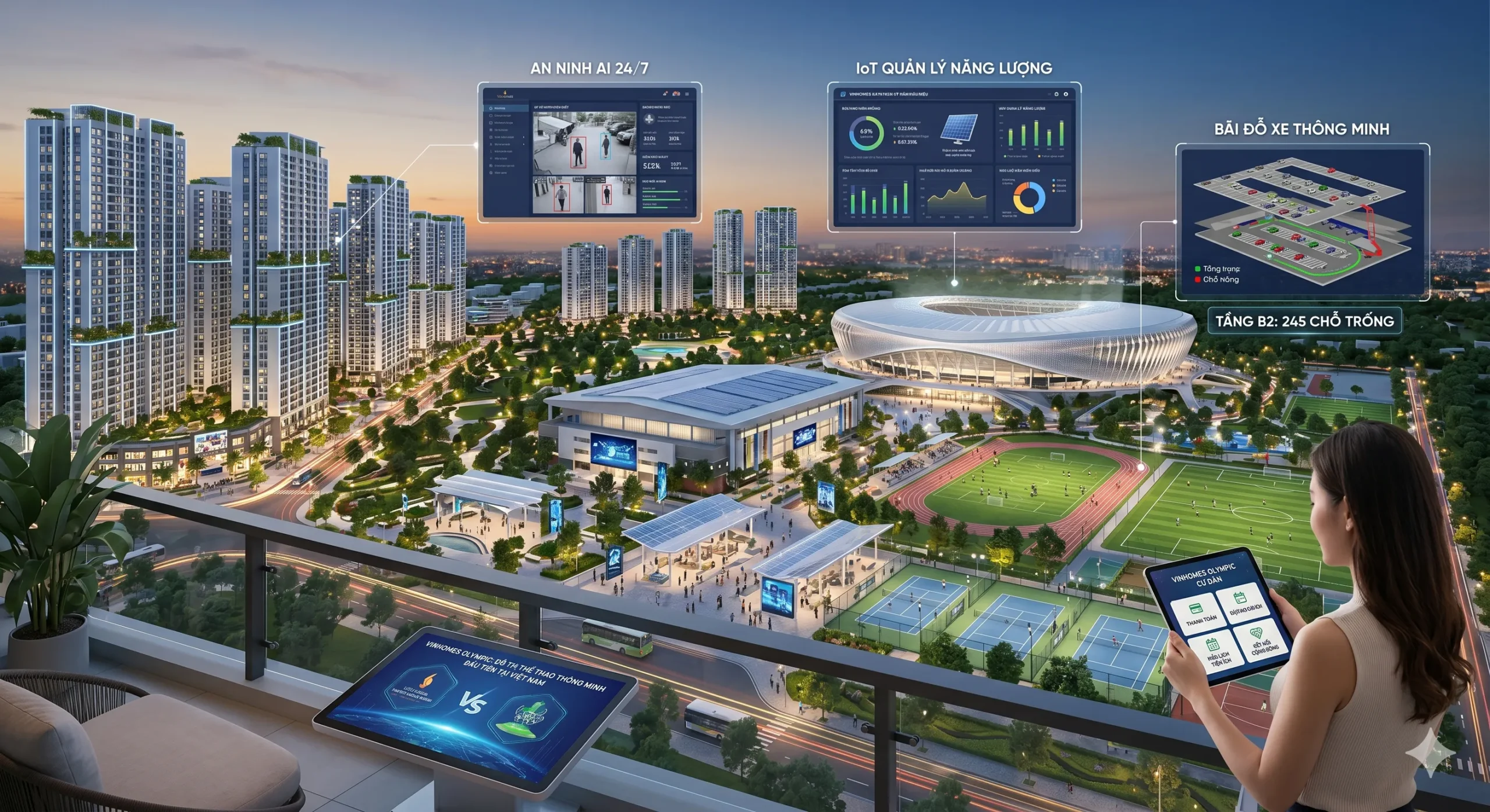 Thành phố thông minh Vinhomes Olympic