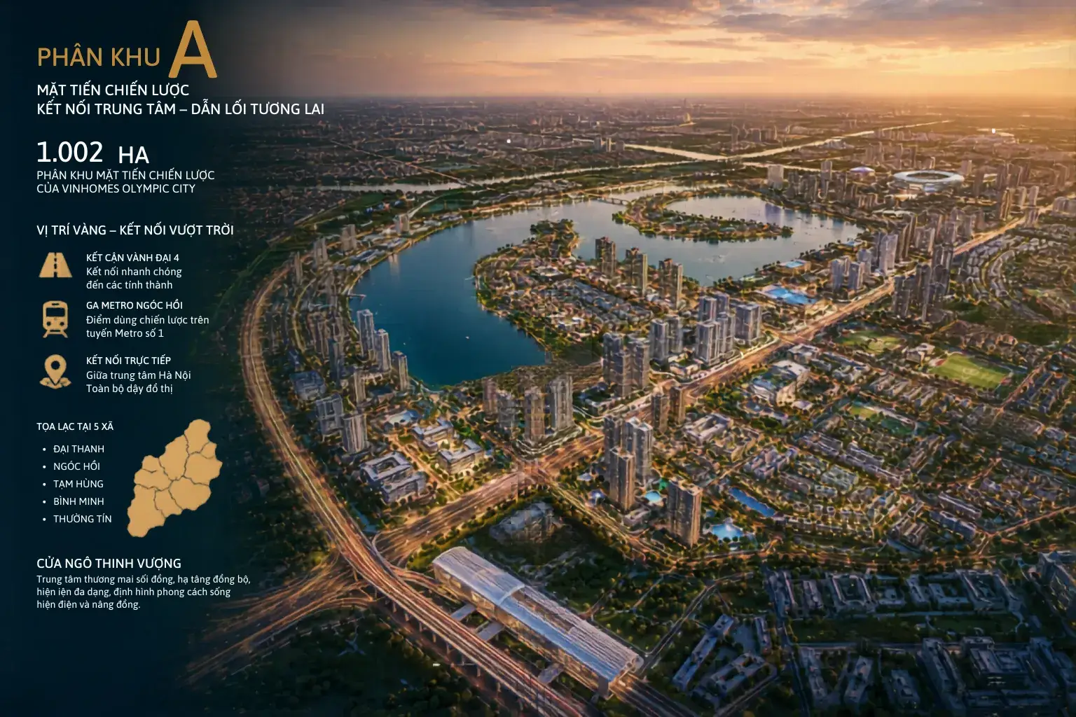 Tổng quan Phân khu A Vinhomes Olympic