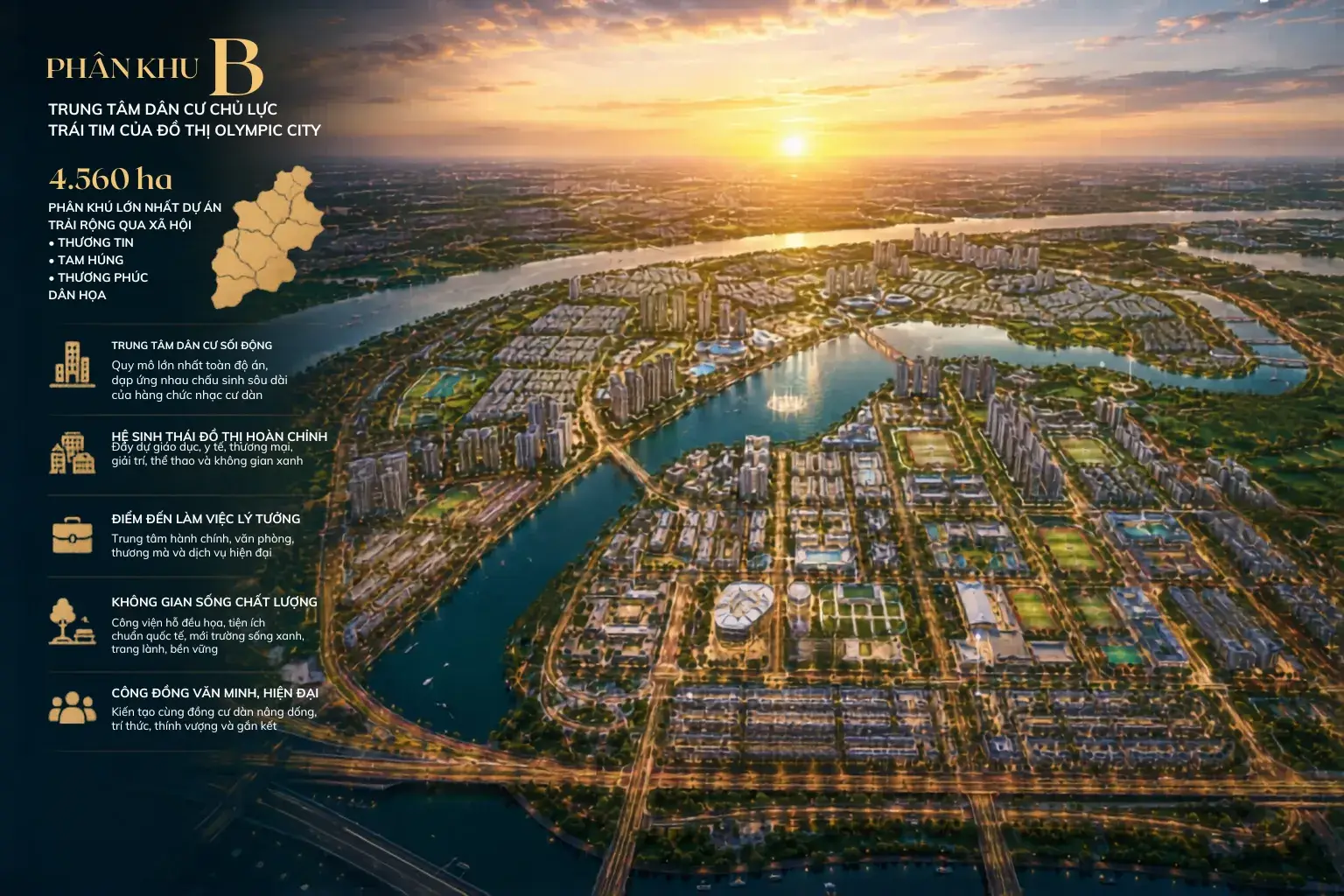 Tổng quan Phân khu B Vinhomes Olympic
